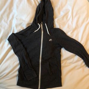 Nike zip-up sweater size small